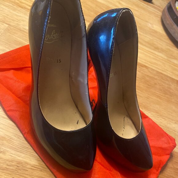 Designer Inspired Black Pumps Size 39 - Picture 7 of 12